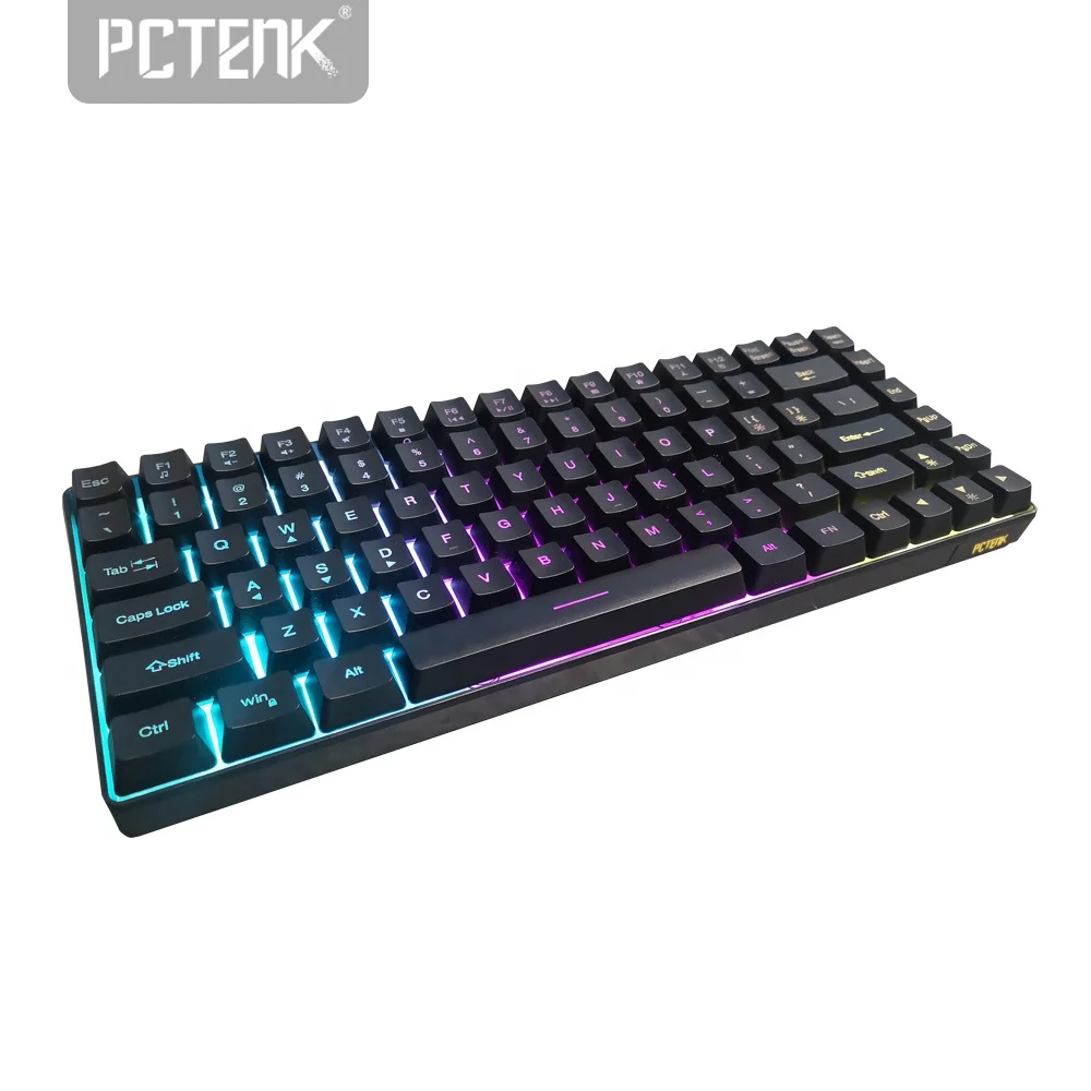 China Factory OEM ODM Customized TYPE C Rechargeable RGB Gaming Wireless Keyboard