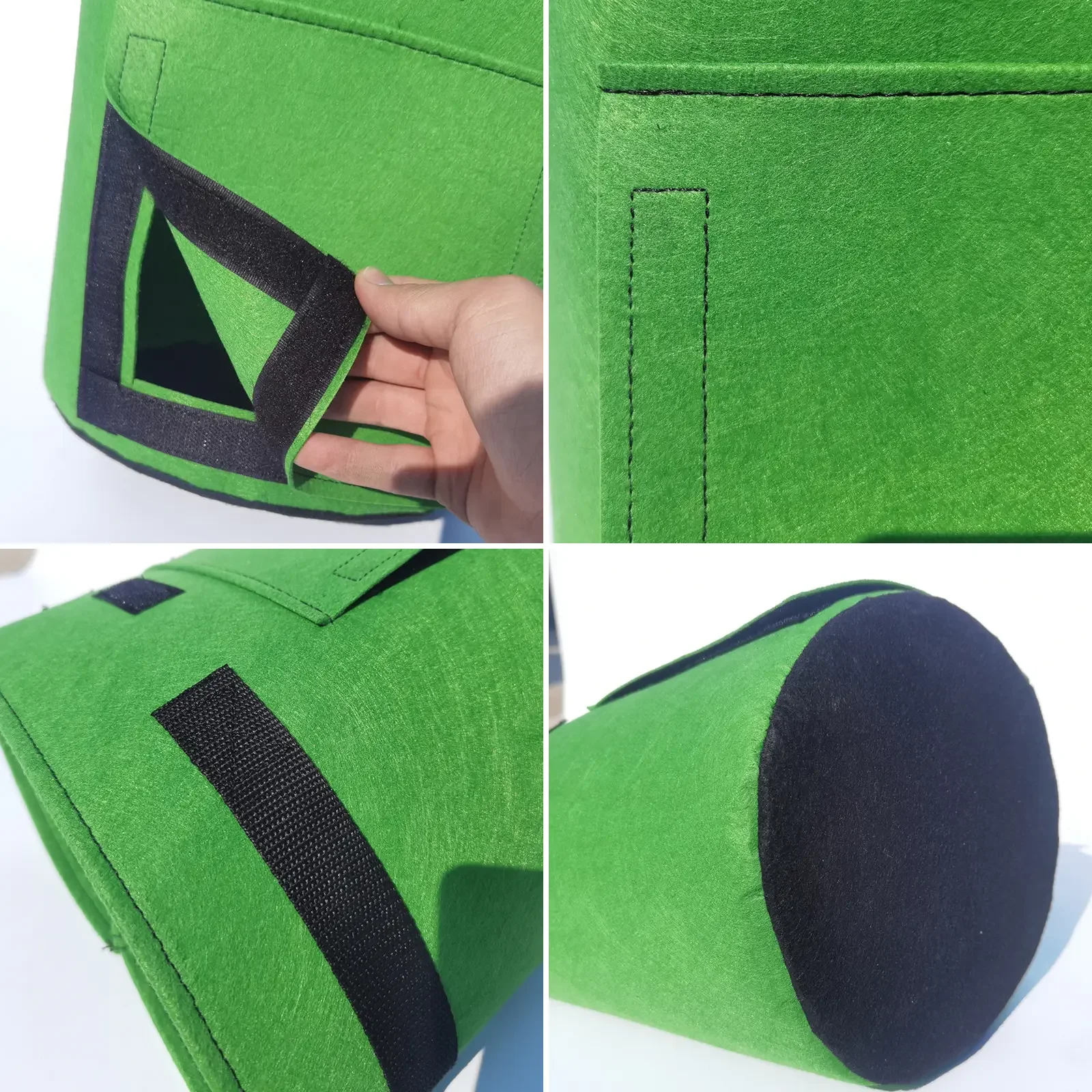 Most Popular Biodegradable Fabric Grow Pots round Raised Container for Plant Growth Featuring Nonwoven Felt Fabric PP Material