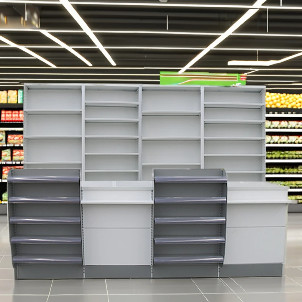 Wholesale Supermarket Convenience Grocery Retail Slim Checkout Display Counter