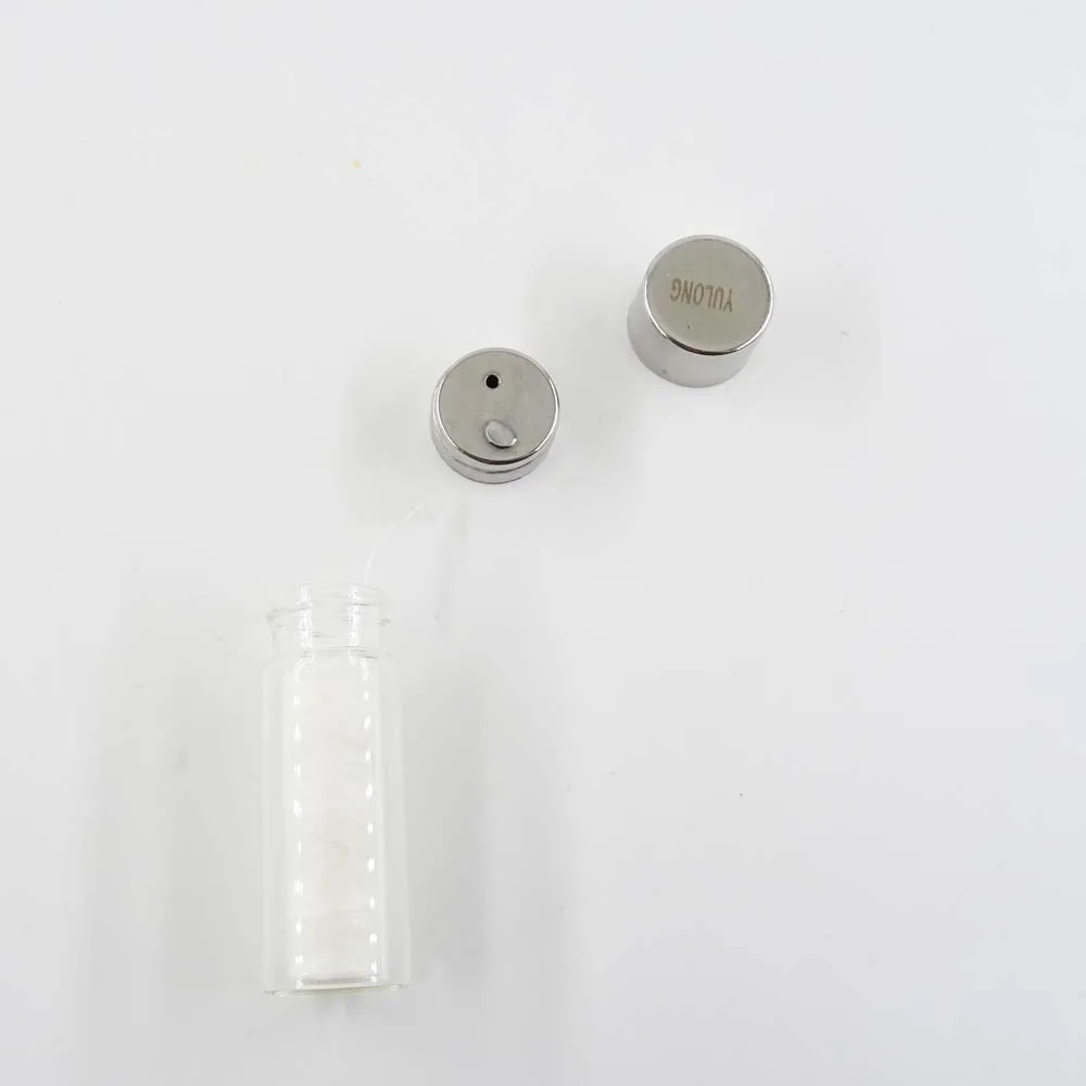 Eco-Friendly Candelilla Waxed Dental Floss in Glass Bottle