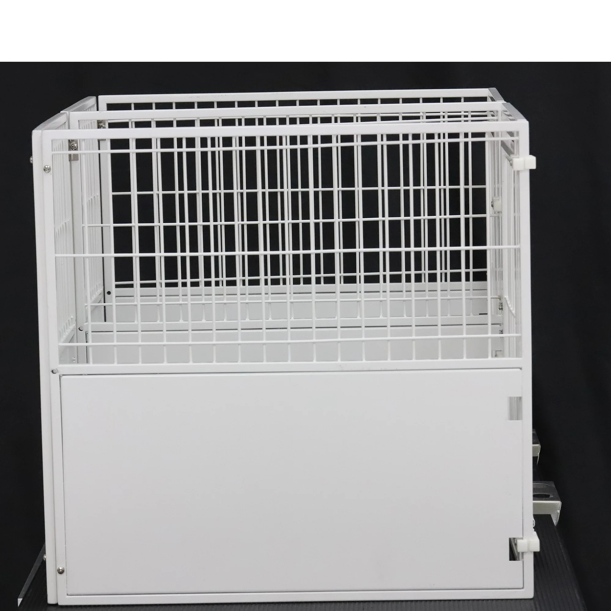 AEOLUS Powder Coated Galvalume Kennel with Wire Grid Door Walk-in Kennel System