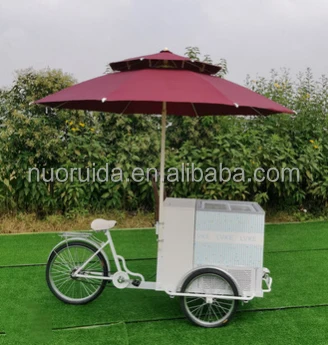 
factory directly supply high end ice cream cart bike mobile ice cream bike for food cart food bike ice cream cart 