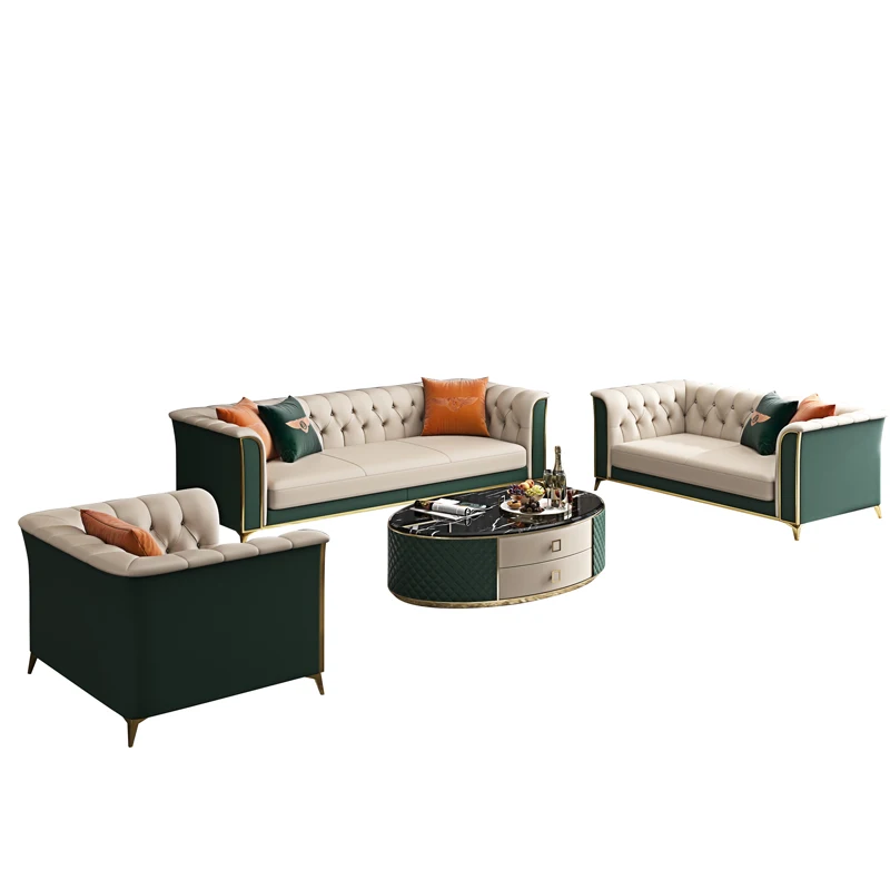 
italian leather sofa and fancy furniture BS-008# 