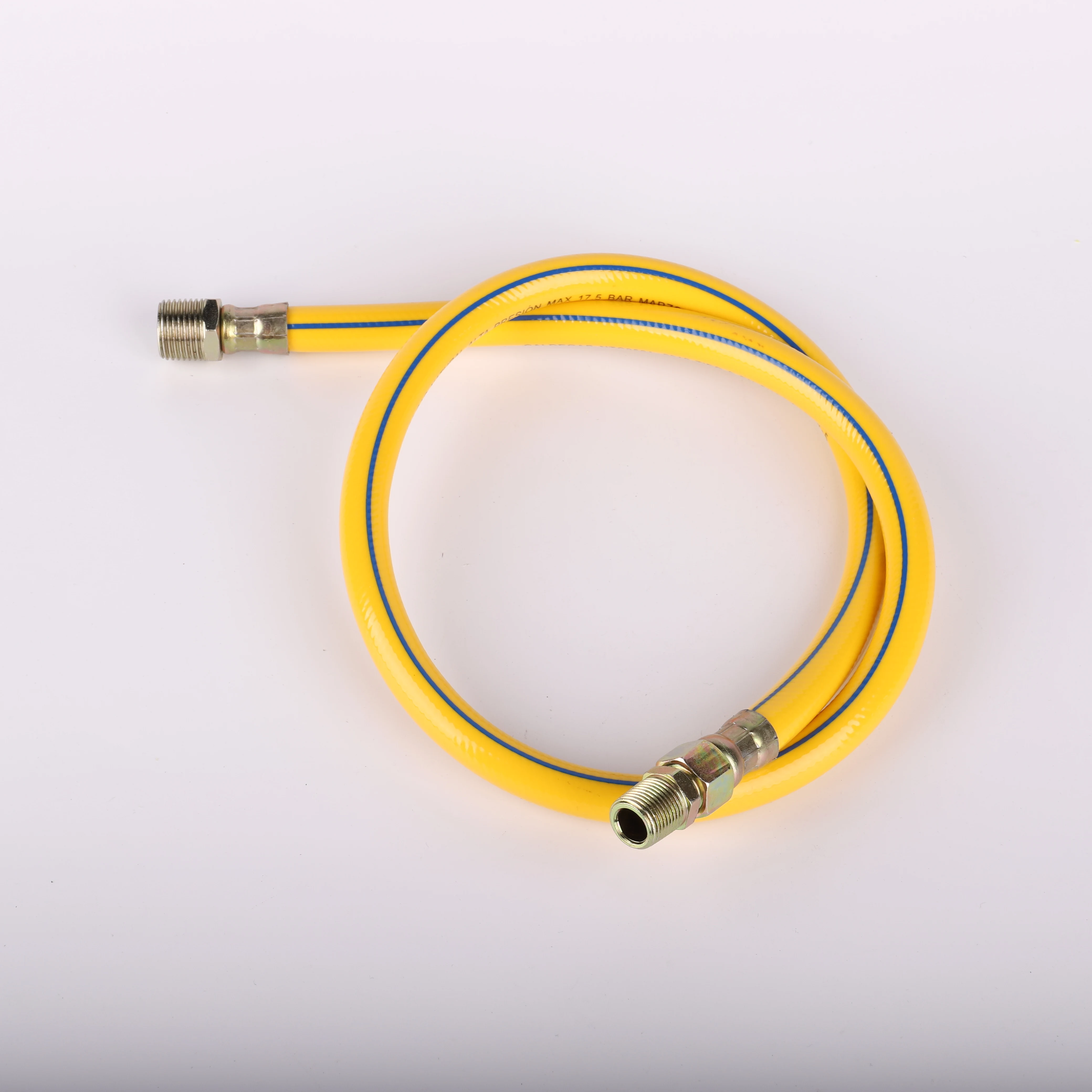 Various Sizes ZG-BRZ 100cm 1/2 Inch Pvc Natural Gas Flexible Metal Hose Stainless Steel Flexible Hose For Water