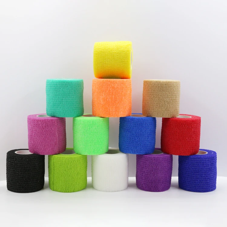 YTL Bandage Wrap Vet Wrap Non Woven Cohesive Bandage Tattoo Grip Tape elastic adhesive bandage