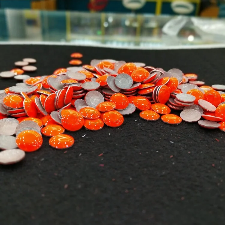 Korea Octagon Iron On Stud Hot Fix Metal Aluminum Heat Transfer For Wedding Dress