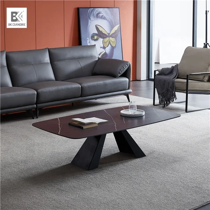 Luxury Italian Living Room Homeware Modern Coffee Table Real Marble Coffee Table