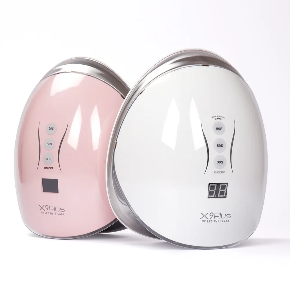 Premium Deluxe UV Gel Nail Lamp 48W Dual Lights Rechargeable Auto Sensor X9 Plus Led Nail Dryer Lamp for Manicure Curing Light
