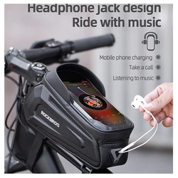 IPSON New Design Cycling Frame Front 8.0 Phone Case Rainproof Touch Screen Bicycle Bag Bike Accessories