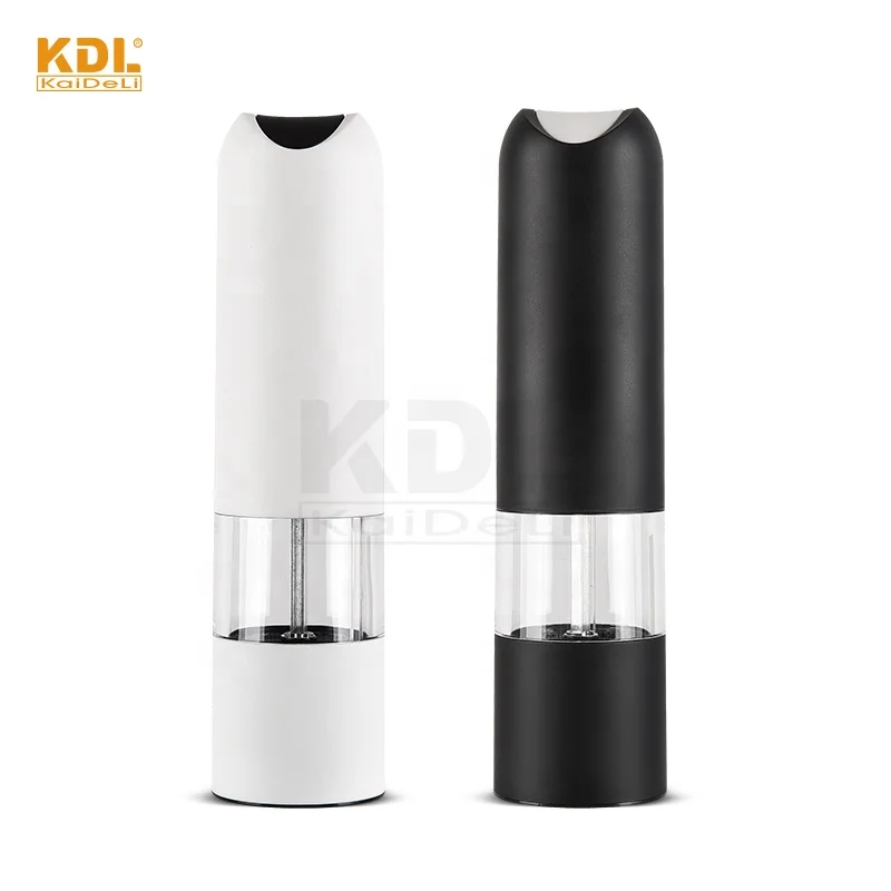 2022 Most Popular Household Pepper&Salt Grinder Super Power Plastic Electric Pepper Mill Pepper&Salt Grinder