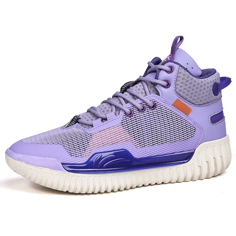 Dropshipping Brand Logo Custom Professional Men Outdoor Sports Sneakers Mesh Breathable High Top Women Basketball Style Shoes