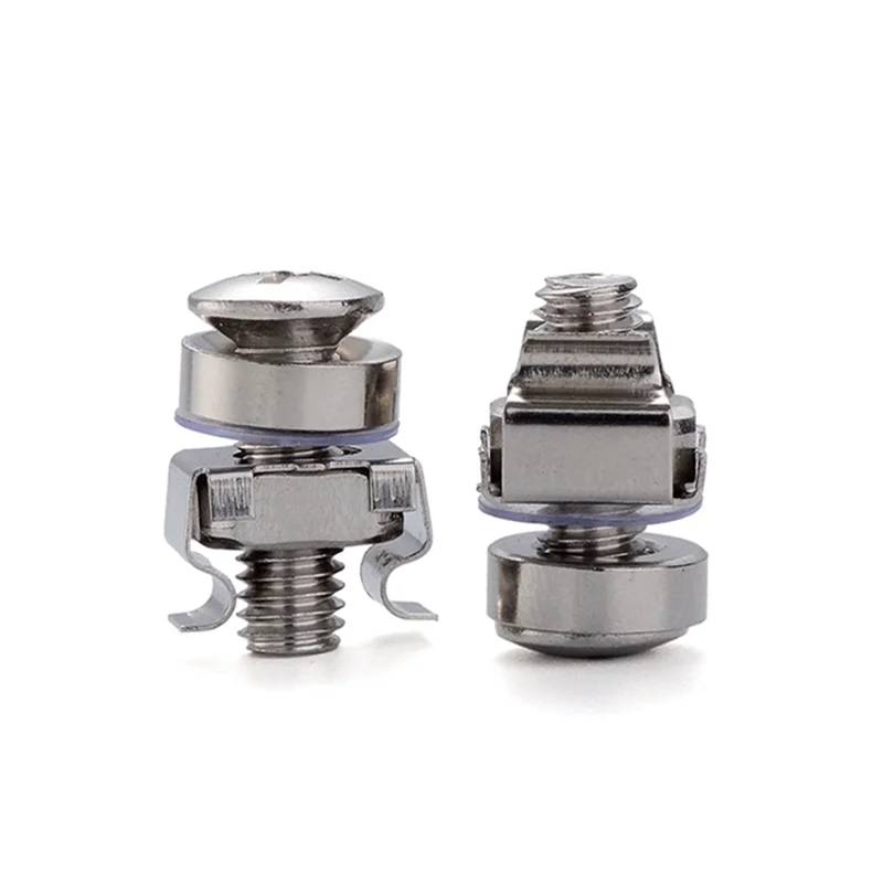 M6 M4 M8 M10 Cage Nuts Carbon Steel Stainless Steel Screws and Square Lock Cage Nuts Galvanized