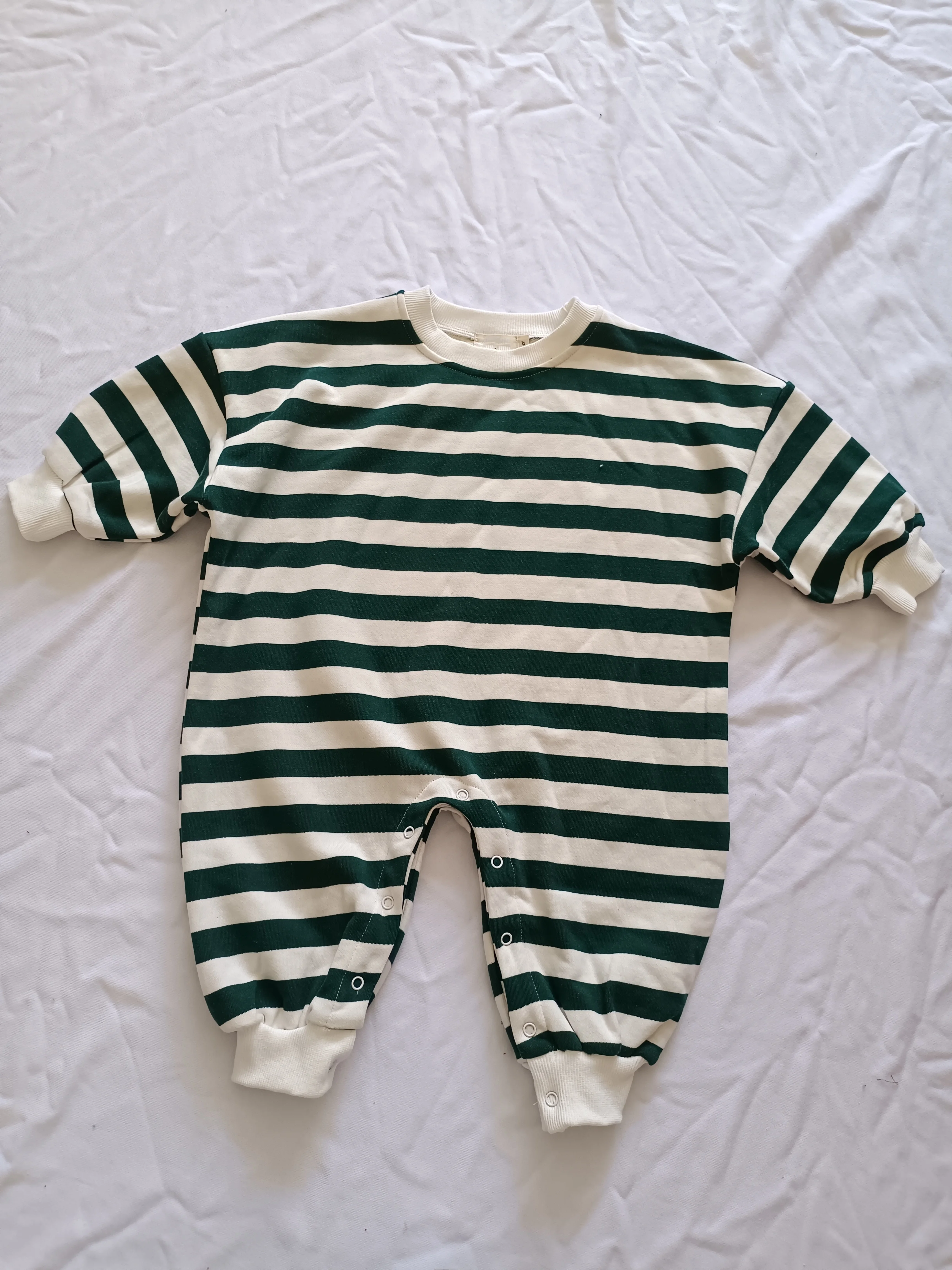 Striped Long Sleeve Baby Romper Winter Lounge Suit Branded Baby Girl Clothes Newborn Knitted Romper
