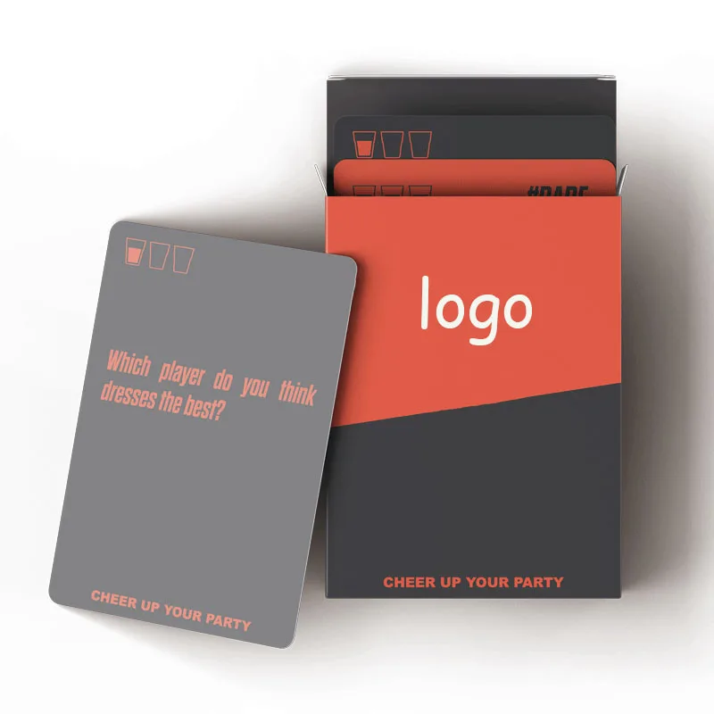 Free Sample Custom Design Your Logo Paper Printed Box Plastic Pvc Waterproof Poker Deck Blank Sublimation Playing Cards