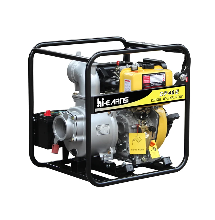 Hi-earns brand 4 inch good quality air cooled 186 engine diesel water pump