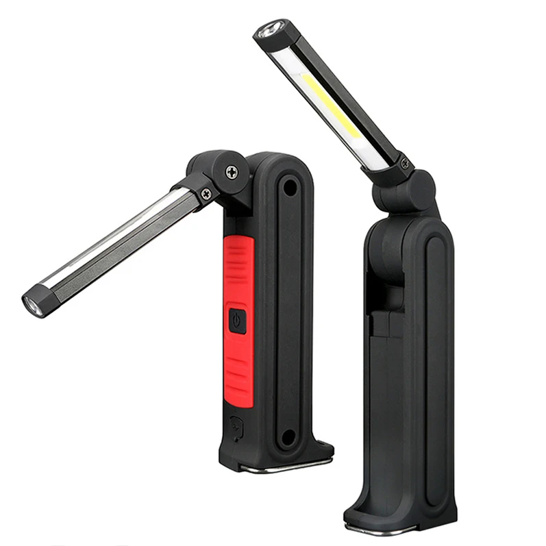 Brightenlux Powered 300Lm Slim Usb Inspection Light With Magnetic Base, Magnetic Portable Working Lamp Cob Led Work Light Magnet