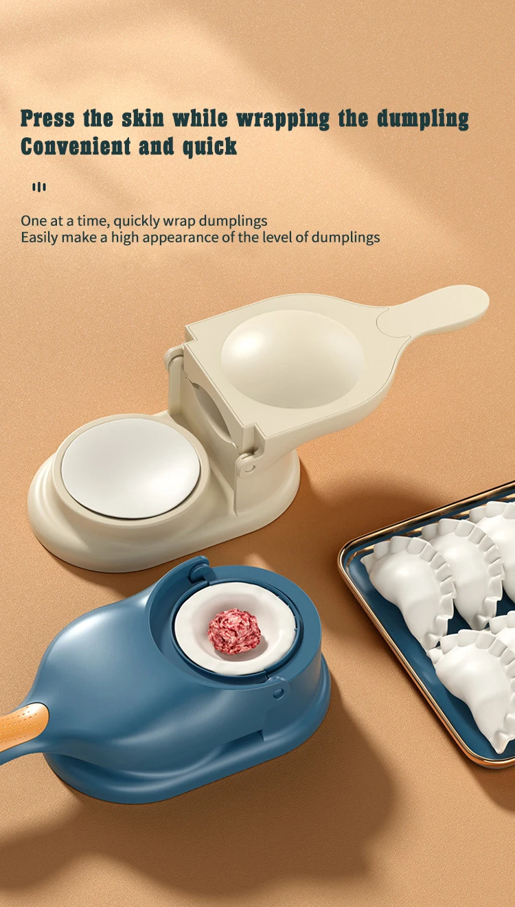 Хит продаж 2024 пресс-формы для вареников удобные прочные прессованные Инструменты выпечки кухонные аксессуары 2 в 1 пельмени