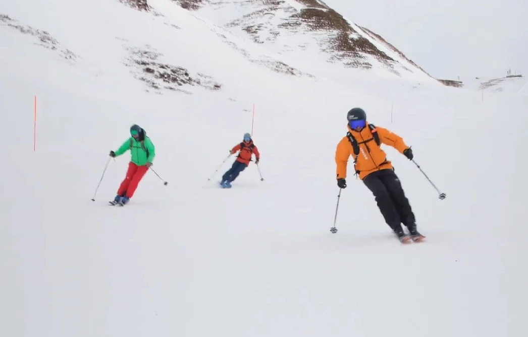 FLORUIT Adult Freeride skis wayback ski backcountry ski set equipment