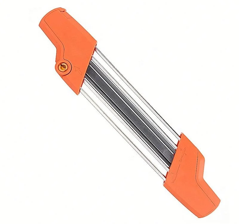 2 In 1 Easy File Chainsaw Chain Sharpener 3/8 P 4.0mm Saw Teeth Set Fast Sharpening With 2pcs 5/32 Inch Files Chain Sharpener