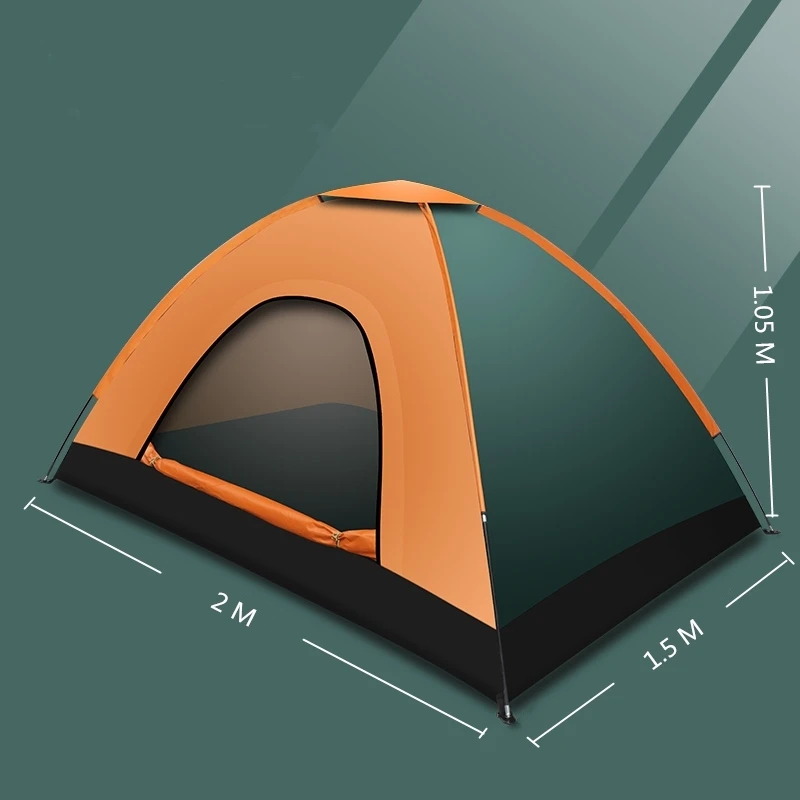 
Lightweight Outdoor Fibreglass Backpacking Large Family Waterproof Folding Military Automatic Pop Up Beach Hiking Camping Tent 