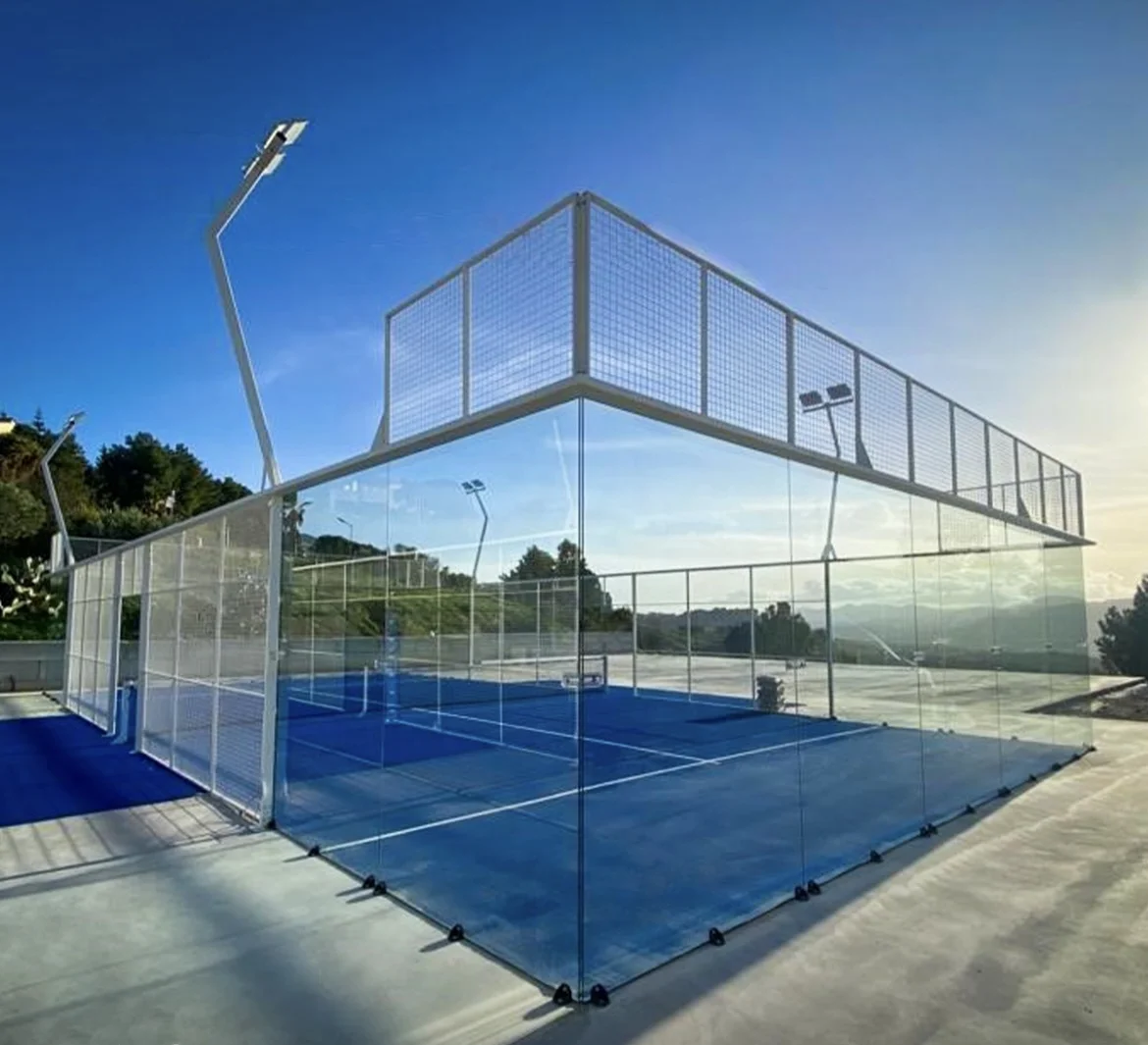 Chinese Supplier Hot Sale Good Quality Sale Padel Court roof Panoramic Type for Padel Tennis Sports