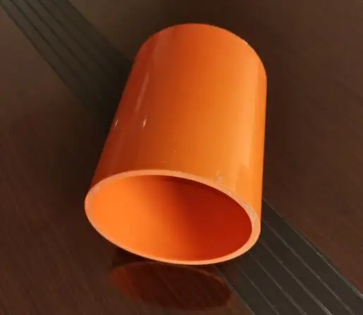 Low price heat resisting Insulated Ducting Power Cable Supply Electricity Pvc Pipe PVC pipe orange tubes