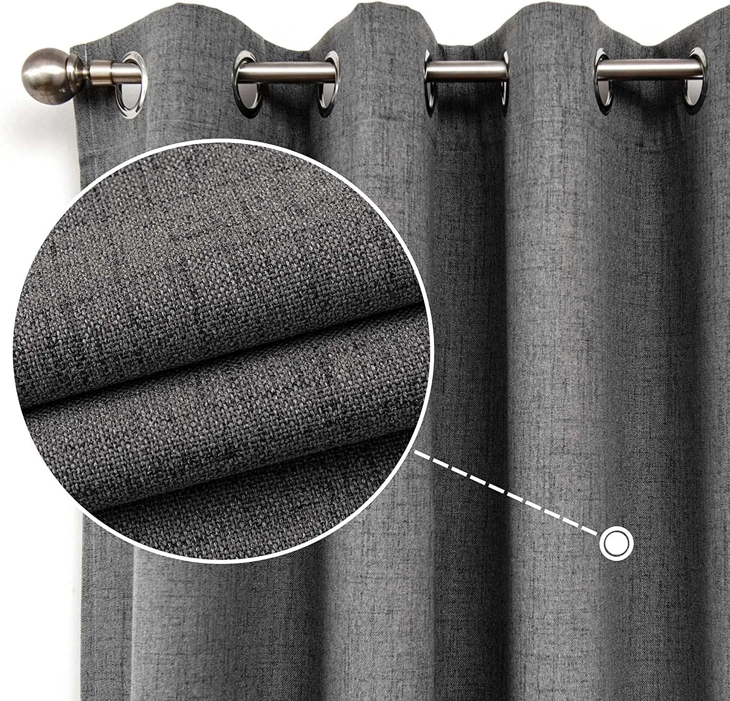 Amity Solid Bedroom Curtains Thermal Insulated Blackout Window Curtains Amity Custom American Polyester Polyester Modern