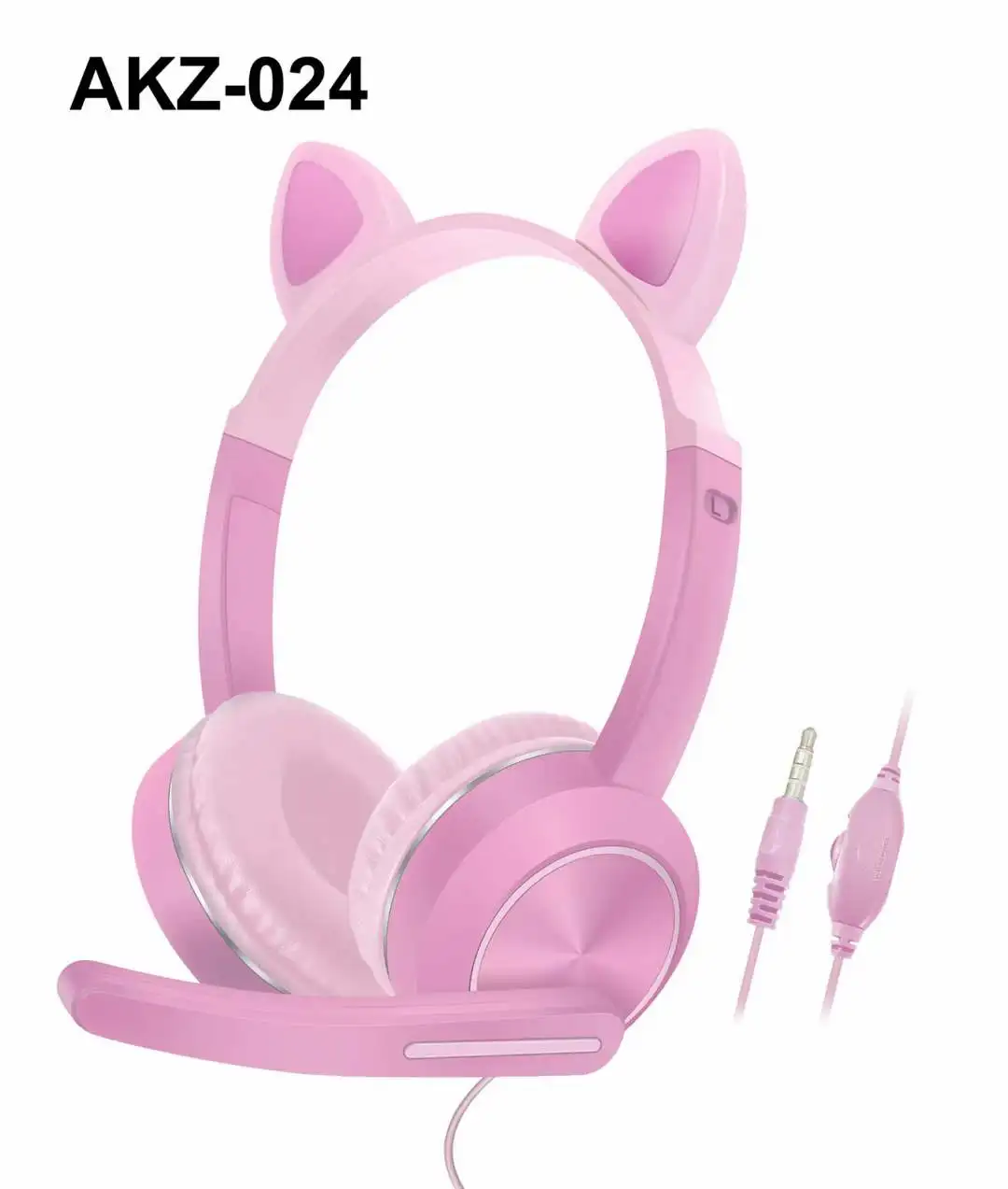 Headset Cat Ear OEM Gaming BT Best Gamer PC Waterproof Cool RGB Pink Wired Cute Headphones