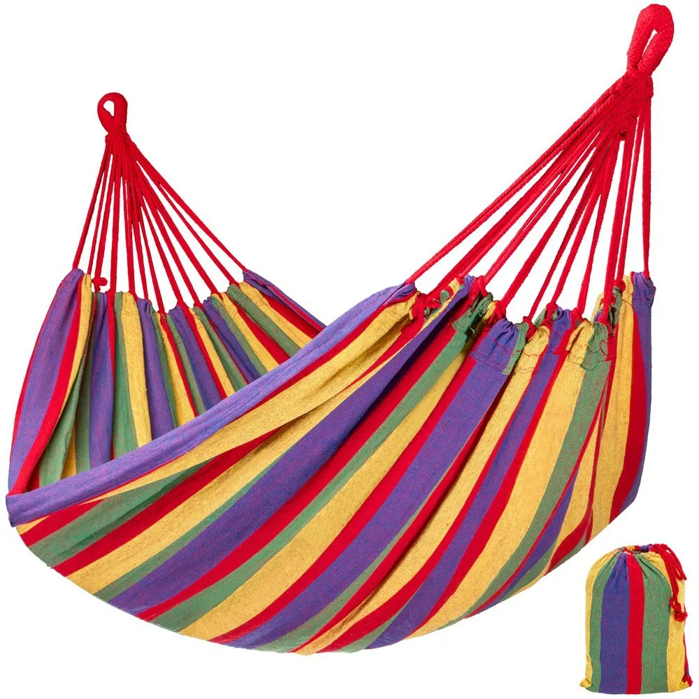 Trending Products Cheap Fashion Bali Hammock, Lightweight Swinging Hammock Chair Travel Hammock Camping Set