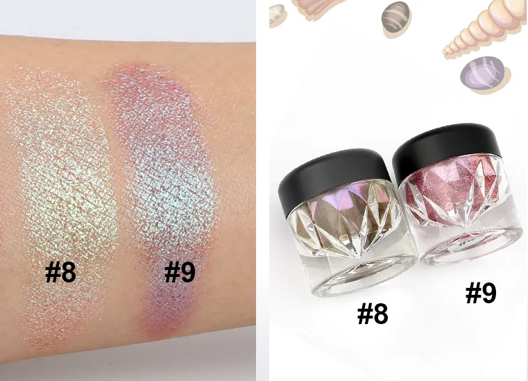 Single Bottle Neon Colors Eyeshdow Powder Private Label Makeup Duochrome Chameleon Loose Pigment Eyeshadow