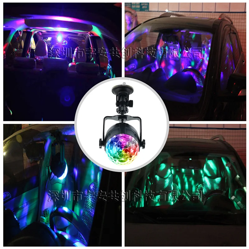 USB Rechargeable LED Laser Projector DJ disco Stage Light Red Blue Green Lamp Mini RGB Wedding Birthday Party led disco light