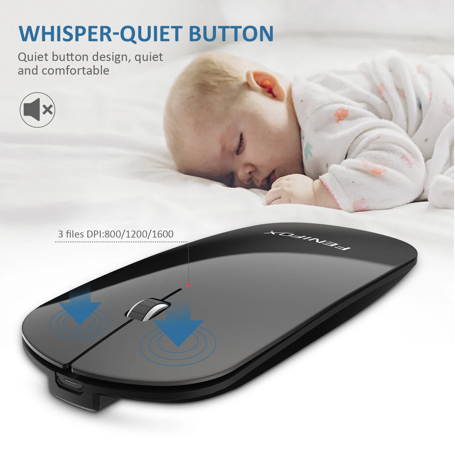 Best Seller Ultra Thin and Light Fashion Tape C Chargeable Slim Mini Portable Travel BT 3.0 / 5.0 Optical Wireless