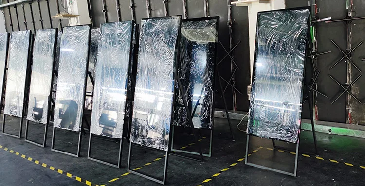 Photo Screens Digital Totem Advertising Mupi Touch Screen Hot Sale Equipment Street Outdoor LCD Screen Led Indoor Kiosks Black