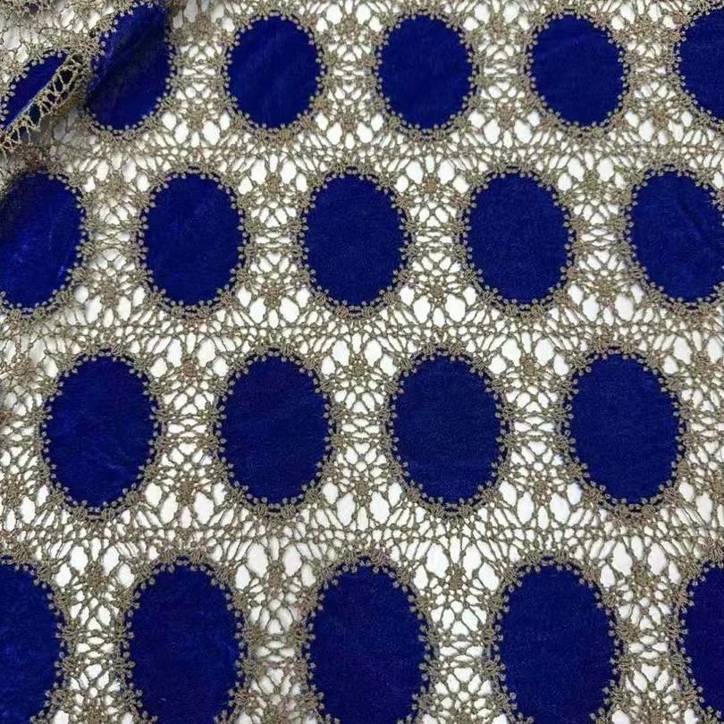 2024 парчовая нейлоновая бархатная ткань имитация Шелкового горящего цветка полый дизайнер