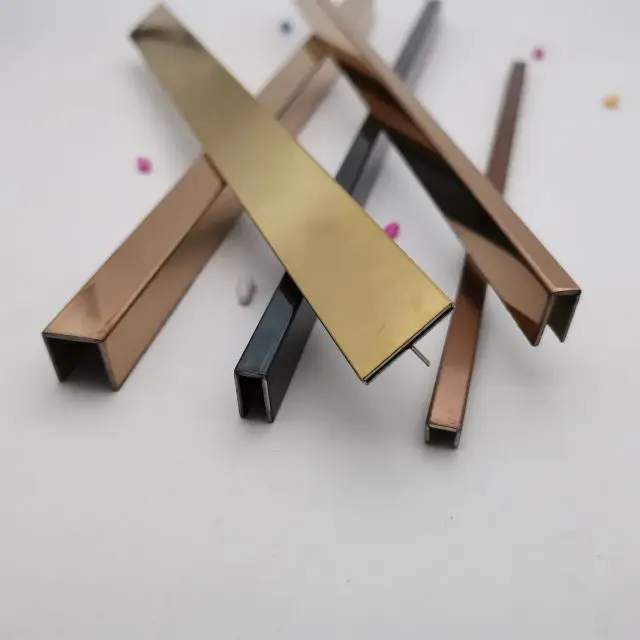 New Arrival Free Sample T Slot Shaped Stainless Steel Tile Trim