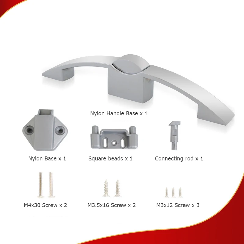 Amazon Hot Selling Zinc Alloy Handle Camber Button Caravan Boat Cabinet Arc Button Pull Handle Cabinets Lock