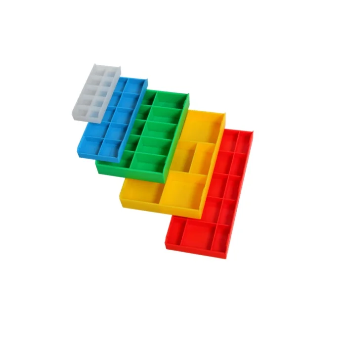 Carbide insert plastic packaging box for CNC cutting tools tungsten carbide