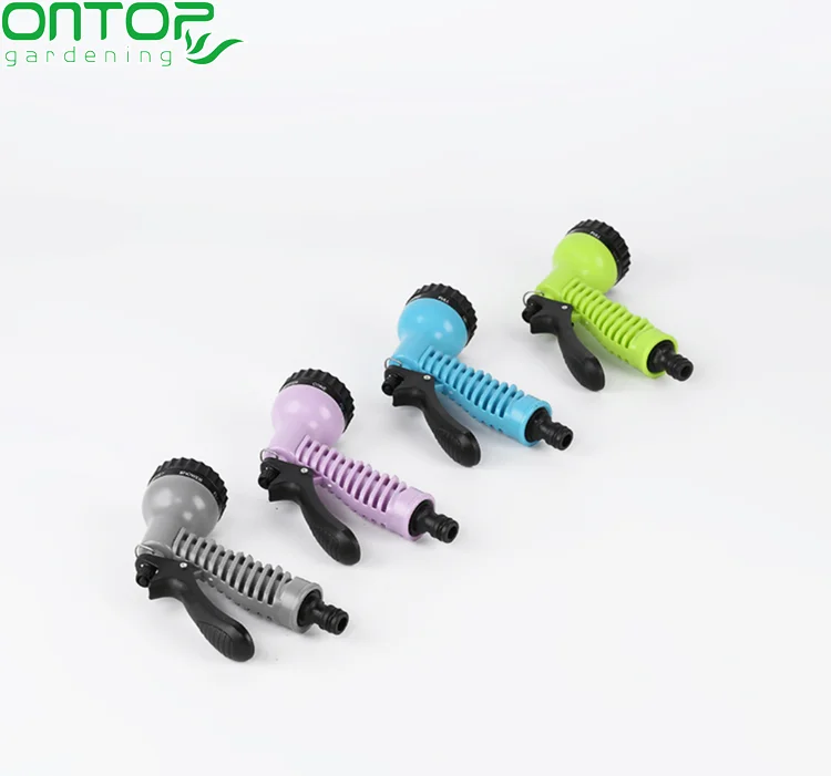 Wholesale 7 Function Plastic Garden Hose Nozzle for Watering sprayer pump gun
