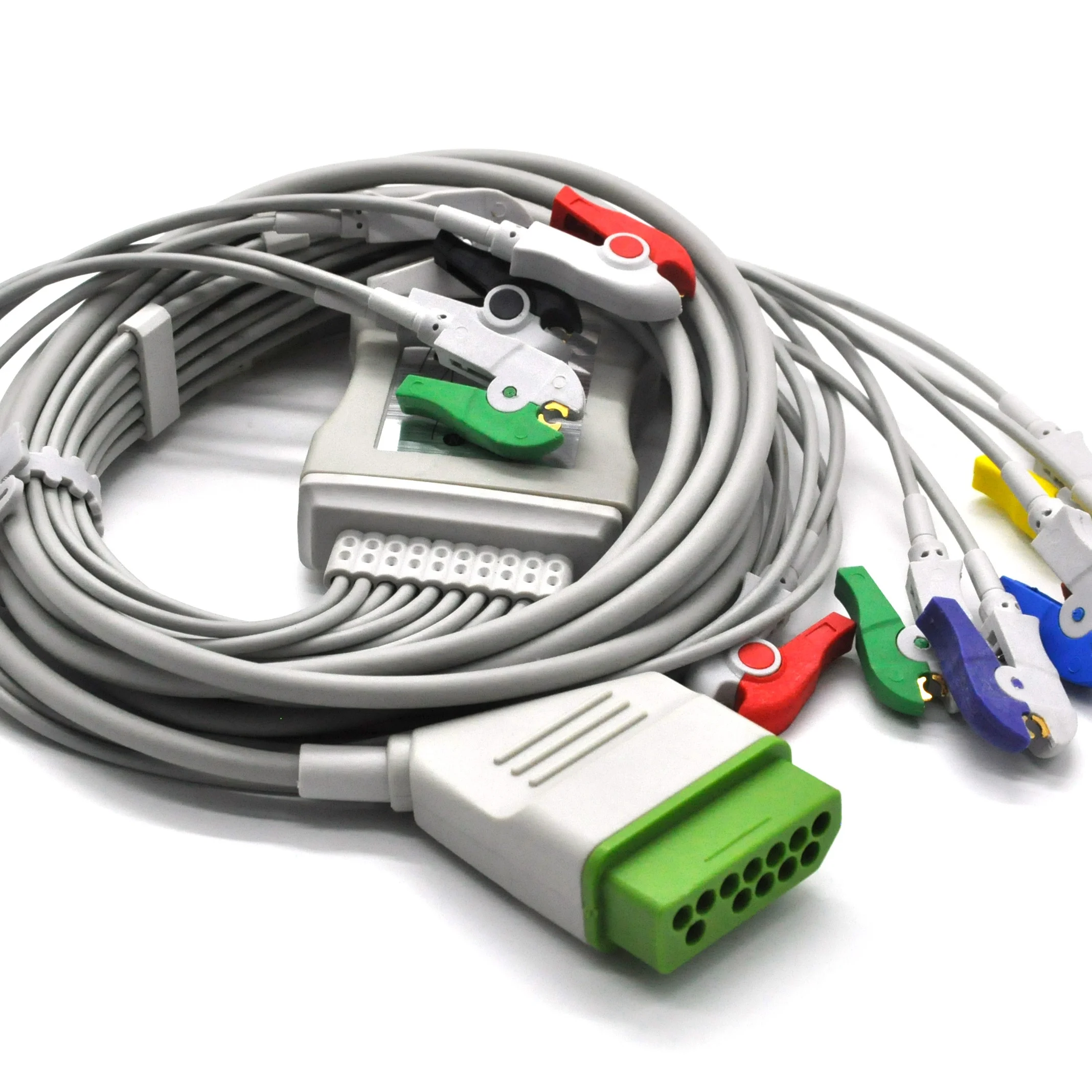 
Nihon Kohden BJ-900P EKG Cable with leadwires 10 lead 