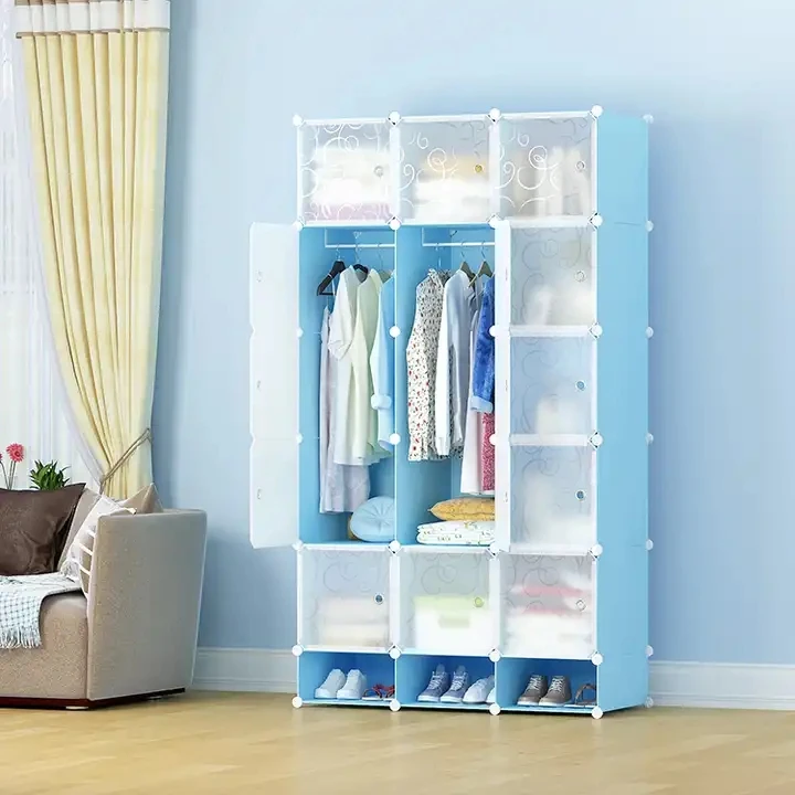 Product Design Steel Metal Wardrobe Closet Put Cloths And Shoes Fitted Wardrobe Furniture Plastic New Bedroom Furniture Modern
