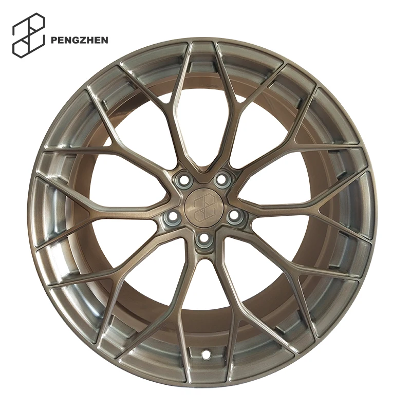 PENGZHEN brushed matte bronze car alloy wheels rims 5x112 18 19 20 inch for bmw 3 series 5 series 7 series