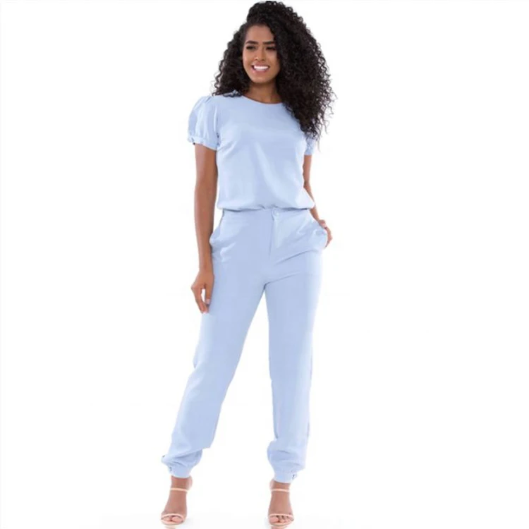 Customized Hospital Scrubs Uniforms Sets Short Sleeve Nurses Scrub Uniform Sets Wholesale Woman Scrub Set