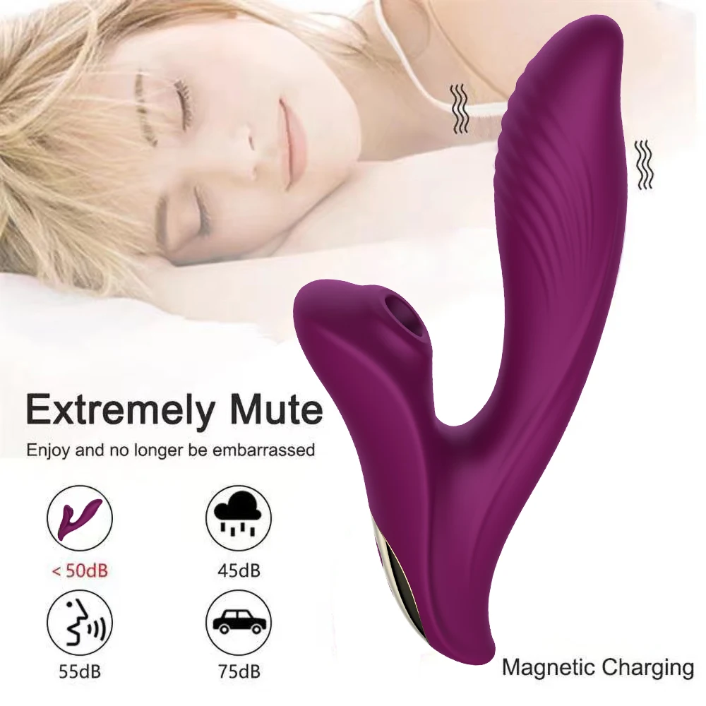 Wholesale Clitoral Sucking G-Spot Massager 10 Vibration Modes Rechargeable Electrical Stimulation Machine Female Couple Vibrator