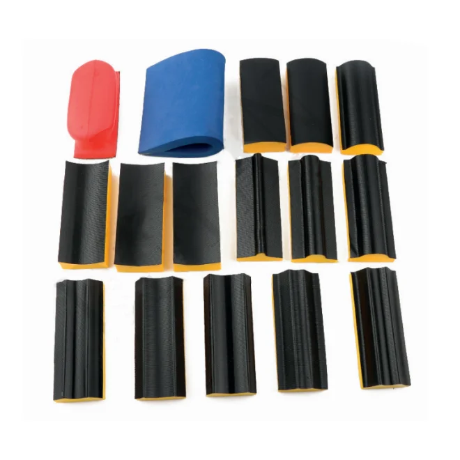 16PCS Hand Sander Kit Hand Sanding Block Kit For Car Polishing Woodworking