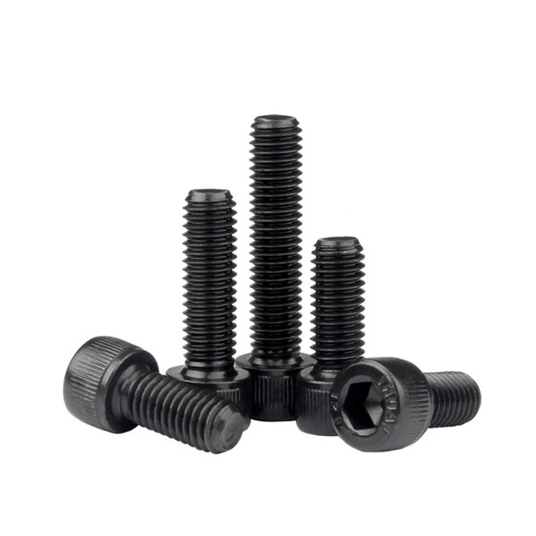 Черный класс 12,9 Din912 метрический шестигранный болт с шестигранной головкой, болт с головкой с шестигранной головкой, м2 м3 М6 М8 М10 М12 М16 М18 М20 М24