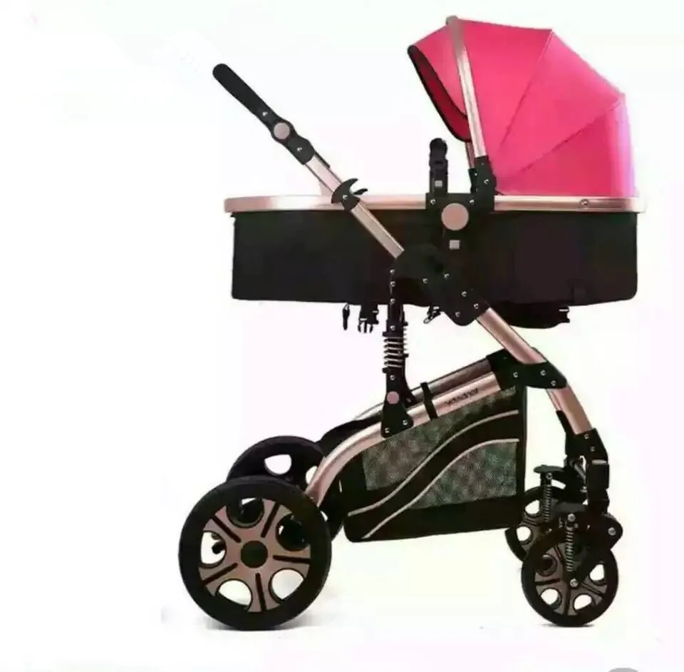2019 high quality foldable baby carriage / high landscape mother baby stroller 3 in 1 China / inflaming retarding baby pram
