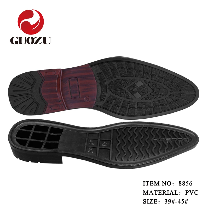 High Quality Men PVC Dress Shoe Soles Recoverable Material Formal Shoes Outsole For Sale