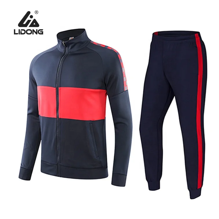 
High quality football training Tracksuit jacket set, custom sportswear sports jacket sportswear wholesale 