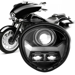 LOYO аксессуары для мотоциклов светодиодные фары 2010-2017 Yamaha V Star 1300 ближнего