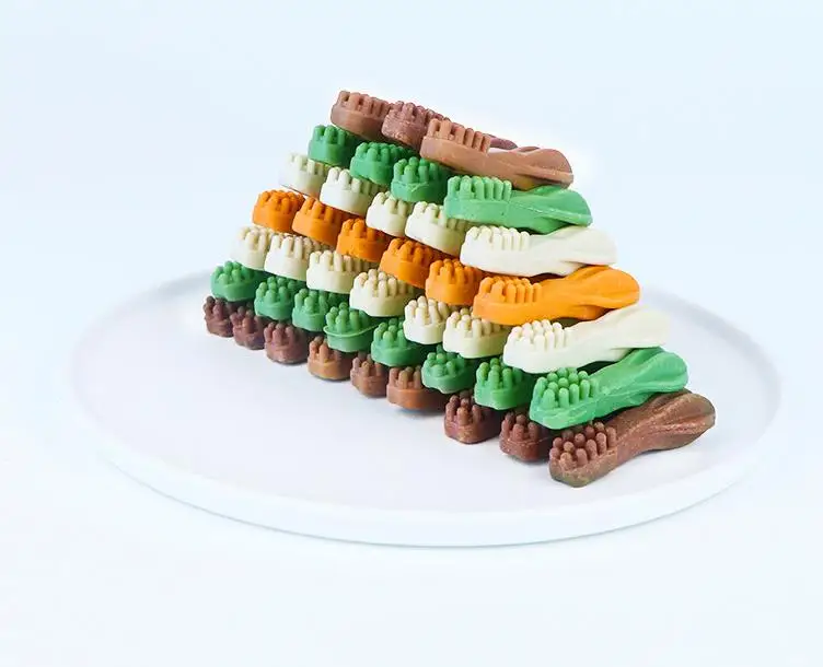 Private Label Multiple Flavors Treats Dogs toothbrush Dental Chews Snack Dog Care Dental Clean Treats